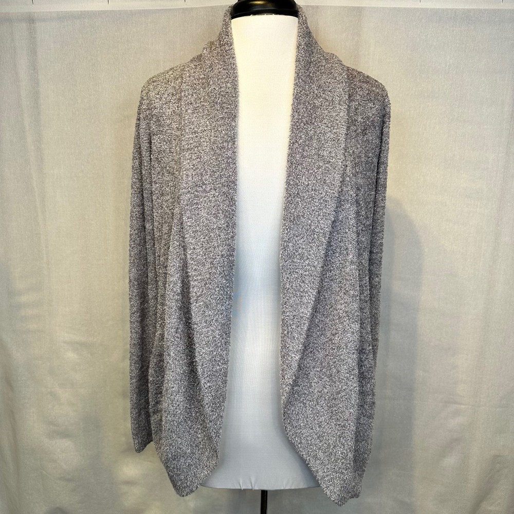 Barefoot Dreams Cozychic Lite Grey Circle Cardi Longline Cardigan Style 452 XS/S